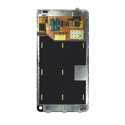 Abbildung von SHOWGOOD für Nokia N9 LCD Display Touchscreen mit Rahmen Digitizer Glas Montage Ersatzteile (Schwarz Rahmen)