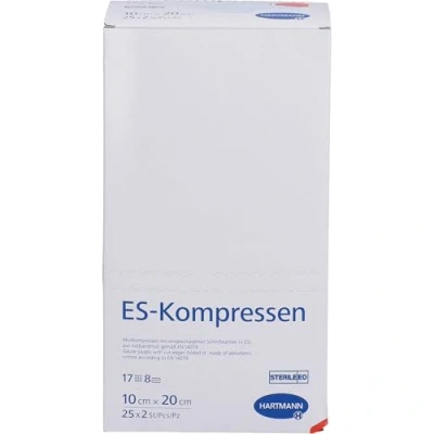 Abbildung von Es kompressen steril 10x20 cm 8fach