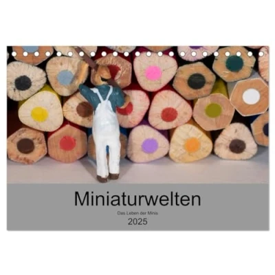 Abbildung von Miniaturen Das Leben der Minis (Tischkalender 2025 DIN A5 quer), CALVENDO Monatskalender
