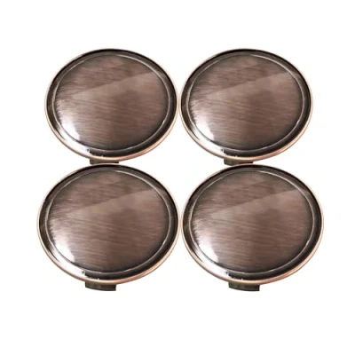 Abbildung von RhinoTuning 4 Auto radkappen außendurchmesser für Nabendeckel OD 75 mm ID 69,5 mm, Braun Radnabenabdeckung Geeignet S300 ML350 W210 E320E200 CLS55AMG S2000 Rad, 2204000125 S2A NO Felgendeckel