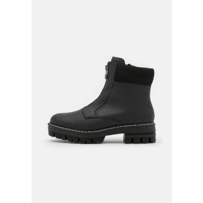 Abbildung von Rieker Damen 76161 Stiefelette, schwarz / 00, 38 EU