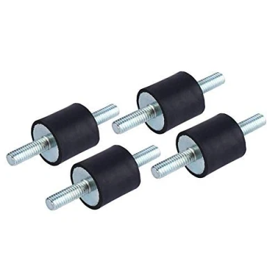 Abbildung von Gummipuffer M6 Vibrationsisolator Halterungen 20 x 20, Luftkompressor Pumpe, Anti Vibration, Gummihalterung, Stoßdämpfer