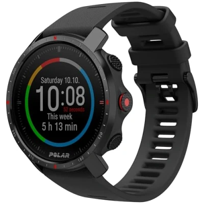 Abbildung von Polar Grit X Pro GPS Multisportuhr Strapazierfähigkeit auf Militärstandard, Saphirglas, Pulsmessung am Handgelenk, Lange Akkulaufzeit, Navigation Ideal für Outdoorsport, Geländelauf, Wandern