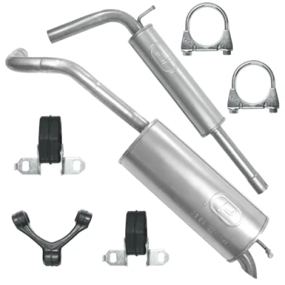 Abbildung von Schalldämpferset Auspuffanlage Auspuff für Seat Ibiza 4 IV 6J 2010 03/2012 1.6