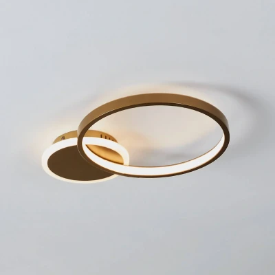 Abbildung von Eglo 900423 Deckenleuchte GAFARES Kunststoff weiss gold LED 15W 3000 6500K L:40.5cm B:29cm H:5.5cm dimmbar