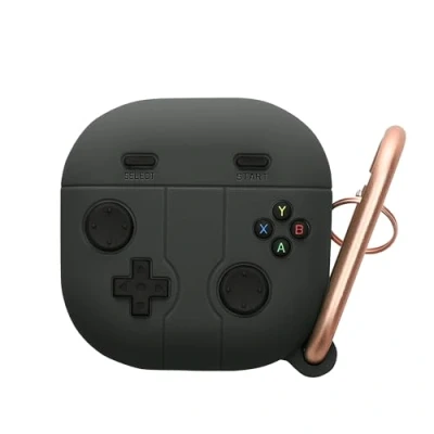 Abbildung von kwmobile Hülle kompatibel mit Samsung Galaxy Buds 2 Pro/Buds / Live Silikon Kopfhörer Schutzhülle Case Cover Schwarz