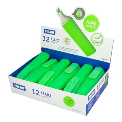 Abbildung von Zakreslacze Milan Fluo plaski zielone 12 sztuk