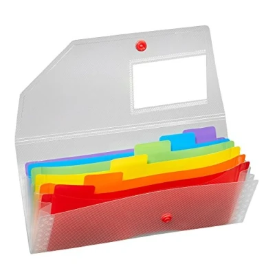 Abbildung von Snopake 15770 Fächermappe Datei Rainbow