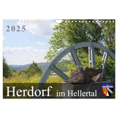 Abbildung von Herdorf im Hellertal (Wandkalender 2025 DIN A4 quer), CALVENDO Monatskalender