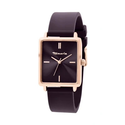 Abbildung von Tamaris Damen Analog Quarz Uhr mit Silikon Armband TT 0220 PQ