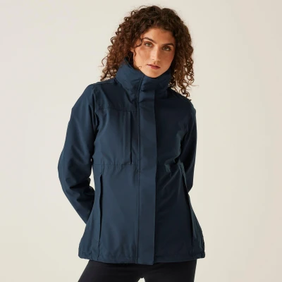 Abbildung von Regatta Damen Professional Women&#039;s Kingsley Waterproof Stretch 3 in 1 Jacket, Blue, 18