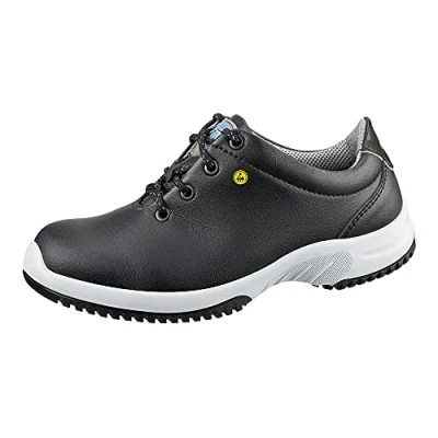 Abbildung von Abeba ESD S Schuh uni6 Halbschuh sw, Mikrofaser, CE, EN ISO 20345:2011, Schwarz (Black), Gr. 44