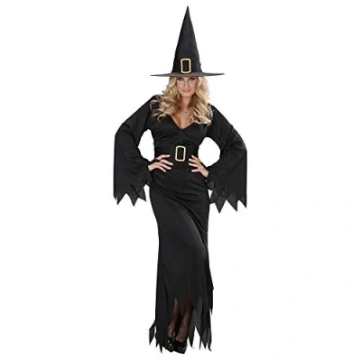 Abbildung von Widmann S.r.l. Hexen Kostüm Hexenkostüm &#039;Black Witch&#039; für Damen, Langes Kleid
