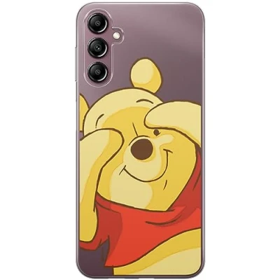 Abbildung von ERT GROUP Handyhülle für Samsung A14 4G/5G Original und offiziell Lizenziertes Disney Muster Winnie The Pooh &amp; Friends 033 optimal an die Form des Handy angepasst, teilweise transparent