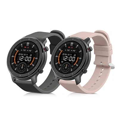 Abbildung von kwmobile 2x Sportarmband kompatibel mit Huami Amazfit GTR Mini Armband Fitnesstracker Band Set aus TPU Silikon