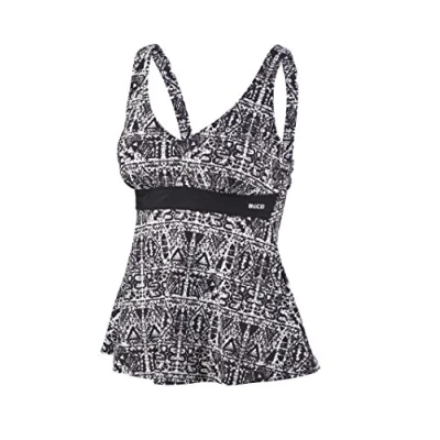Abbildung von Beco Damen bovenstuk 36191 Tankini Oberteil, Weiß/Schwarz, 40 EU