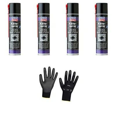 Abbildung von Iloda 4xOriginal Liqui Moly 400ml Kältespray 8916 Schutzhandschuhe