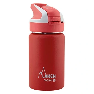 Abbildung von Laken Unisex Erwachsene Thermoskanne TS3R Thermoskanne, Rot, 18/8 0.35L