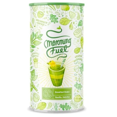 Abbildung von Morning Fuel Vanille Matcha Shake Morgens Satt &amp; Gesund, Vitamin und Nährstoffreiche Frühstücksmischung mit Protein aus Samen, Quinoa Mandeln 600 Gramm Pulver