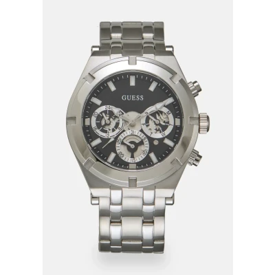 Abbildung von Guess Uhr silvercoloured, Herren, Größe: One Size, Silver coloured