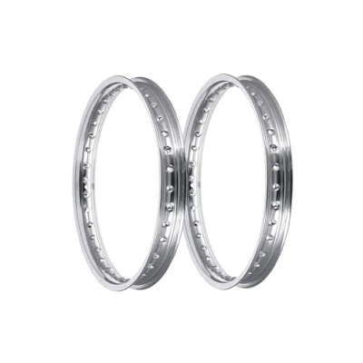 Abbildung von Set: 2x Felge 1,5 x 16&quot; Alufelge poliert für Simson S50, S51, KR51 Schwalbe, SR4