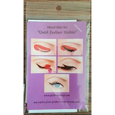 Abbildung von Quick Make up Eyeliner Stickies MIXED SET, 32 Stück