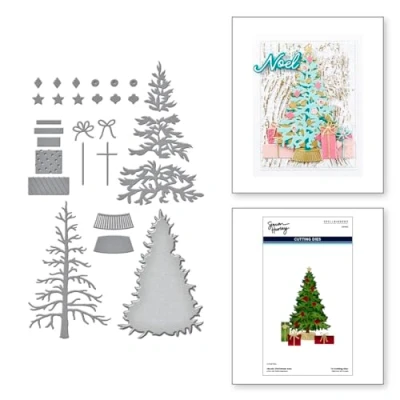 Abbildung von Spellbinders Classic Christmas Tree Etched Dies (S5 665)