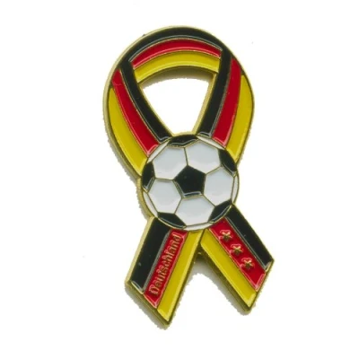Abbildung von Deutschland Ribbon EM und WM Schleife Fußball Patrioten Fan Pin Pins Anstecker 146