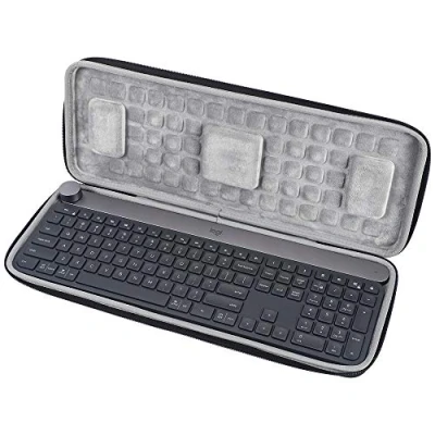 Abbildung von Fututech Schutzhülle für Logitech Craft Advanced, Aufbewahrungstasche kabellose Tastatur, Reisetasche, verformungsbeständig, kratzfest, Computerzubehör