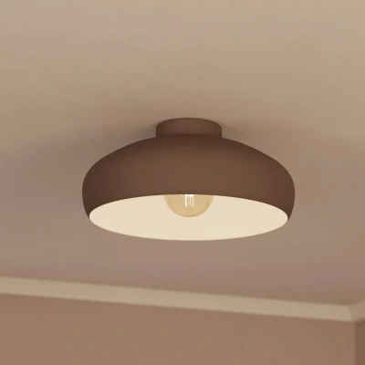 Abbildung von Eglo 900359 Deckenleuchte MOGANO E27 1X40W Mokka H:17.5cm Ø40cm dimmbar