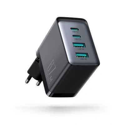 Abbildung von JOYROOM GaN 67W 4 Ports (2x USB, 2x USB C) + Kabel C 100W Smartphone Ladegerät