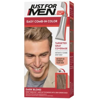 Abbildung von Just For Men AutoStop Männer Comb In Haarfarbe, Dunkelblond