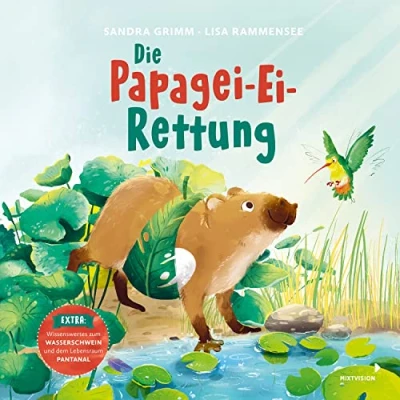 Abbildung von die Papagei Ei Rettung: Bilderbuch Geschichte über Artenvielfalt im Pantanal, mit informativen Sachteil Für Kinder ab 3 Jahren