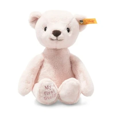 Abbildung von Steiff 242137 Soft Cuddly Friends My First Teddybär 26 cm Kuscheltier für Babys rosa (242137), 143 g