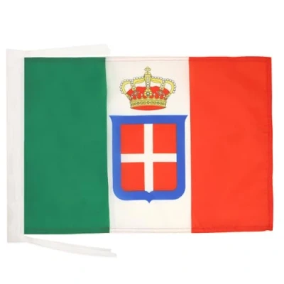 Abbildung von AZ FLAG Flagge Königreich Italien Mit Krönt 45x30 Cm Kordel Italienische Alt Fahne 30 x 45 Flaggen
