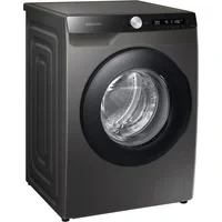 Abbildung von Samsung Waschmaschine, 8 kg, 1400 U/min, Ecobubble, Automatische Waschmittel und Weichspülerdosierung, Inox/Schwarz, WW80T534AAXAS2