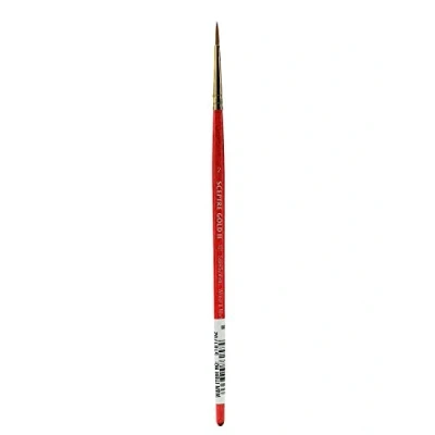 Abbildung von Winsor &amp; Newton 5181702 Sceptre Gold II Künstler Aquarellpinsel mit hoher Farbtragekapazitat exzellenter Sprungkraft, Serie 101 Rundpinsel, kurzer Stiel, Nr.2 1,8mm