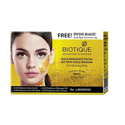 Abbildung von Biotique Gold Radiance Facial Kit for Glowing Skin by