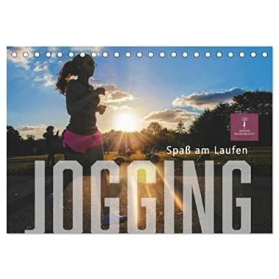 Abbildung von Jogging Spaß am Laufen (Tischkalender 2025 DIN A5 quer), CALVENDO Monatskalender