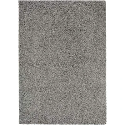 Abbildung von Benuta Shaggy Hochflor Teppich Swirls, Kunstfaser, Dunkelgrau, 80 x 150.0 2 cm