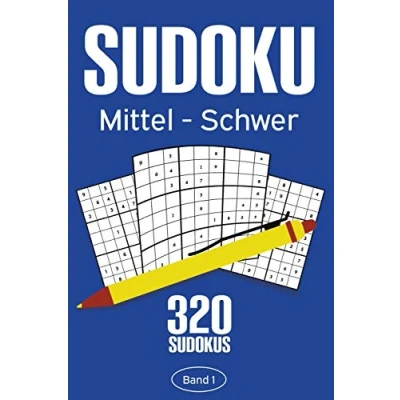 Abbildung von Sudoku Mittel Schwer: Buch mit 320 bis Schweren Rätseln für Erwachsene