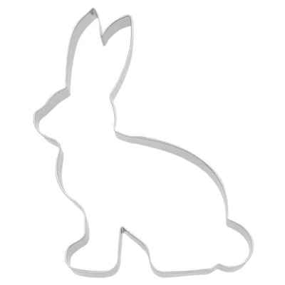 Abbildung von Birkmann Ausstechform XXL Hase 14 cm, Edelstahl