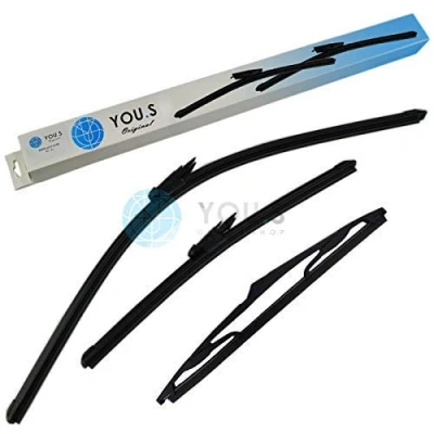 Abbildung von YOU.S SCHEIBENWISCHER SET VORNE + HINTEN 650 400 300 mm (3 Stück)