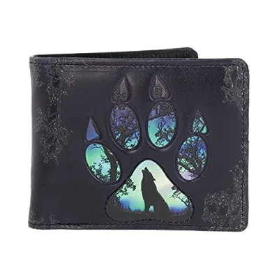 Abbildung von Nemesis Now Footprints Geldbörse 10cm schwarz