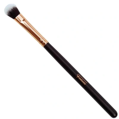 Abbildung von Lidschatten Pinsel: Veganer Make Up Pinsel für Augen Makeup und Beauty Schminkpinsel flach, oval aus Synthetikhaar Kosmetik Brush von Fantasia