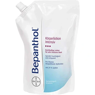 Abbildung von Bepanthol Körperlotion Intensiv, reichhaltige Lotion für sehr trockene Haut, 400 ml Nachfüllbeutel