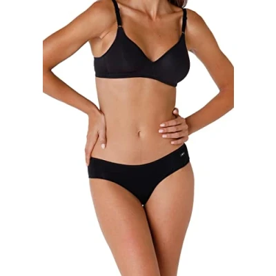 Abbildung von Lovable Slip Baumwolle Culotte Invisible Cotton Damen , Schwarz 4/L