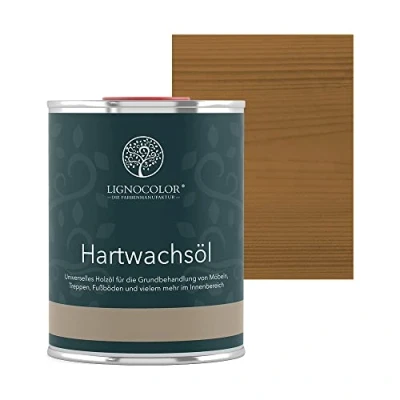 Abbildung von Lignocolor Hartwachsöl (1 L, Eiche) Holzöl für den Innenbereich