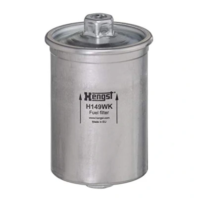 Abbildung von HENGST FILTER H149WK Kraftstofffilter Leitungsfilter VOLKSWAGEN: GOLF 1 Cabriolet, Caddy Pickup, PEUGEOT: 205 II Schrägheck, 309 Schrägheck