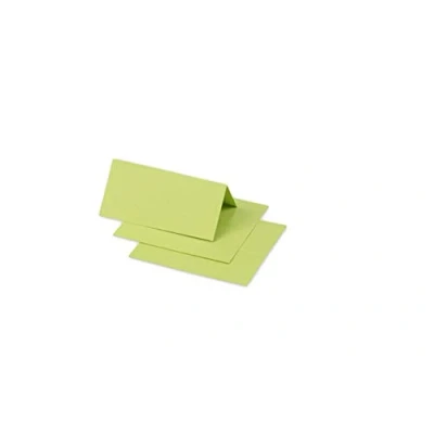 Abbildung von Clairefontaine 75050C Packung mit 25 Tischaufsteller Pollen, 85x80 mm, gefaltet, Knospengrün
